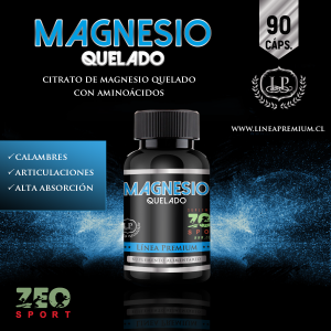 MAGNESIO QUELADO 500 MG. 90 CAPS.
